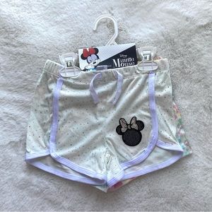 Disney Minnie Mouse Shorts Set of 2, Size 5